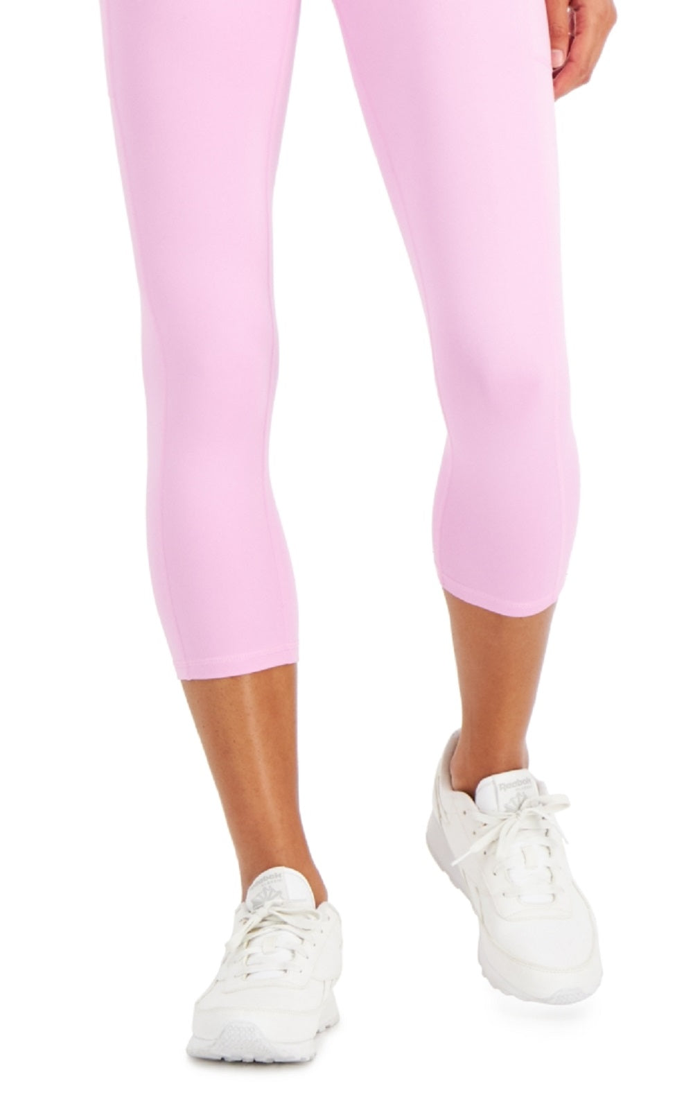 ID Ideology Leggings Cropped Femininas Cintura Alta Bolso Lateral Roxo Tamanho Médio