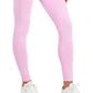 Leggings femininas Ideology de cintura alta com bolso lateral, roxas, tamanho extrapequeno