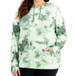 ID Ideology Moletom com capuz feminino tie-dye verde tamanho 3X