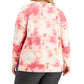 ID Ideology Top Feminino Tie Dye com Fenda Lateral Rosa