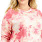 ID Ideology Top Feminino Tie Dye com Fenda Lateral Rosa