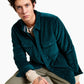 Jaqueta masculina Sun + Stone Owen com forro de lã e veludo cotelê verde, tamanho XX-G