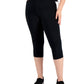 Legging Capri Colorblock Feminina ID Ideology Preta Tamanho 3X