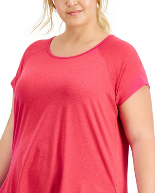 Conjunto de moletom feminino ID Ideology, camiseta rosa