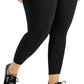 Conjunto de moletom feminino ID Ideology, leggings, preto, tamanho 3X
