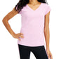 Camiseta ID Ideology Essentials Rapidry Heathered Performance Feminina Rosa Tamanho Grande