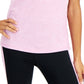 Camiseta ID Ideology Essentials Rapidry Heathered Performance Feminina Rosa Tamanho Grande