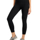 Conjunto de moletom feminino ID Ideology Essentials, leggings 7/8, preto, tamanho grande
