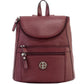 Mochila Pebble Feminina Giani Bernini Vermelha Tamanho Regular