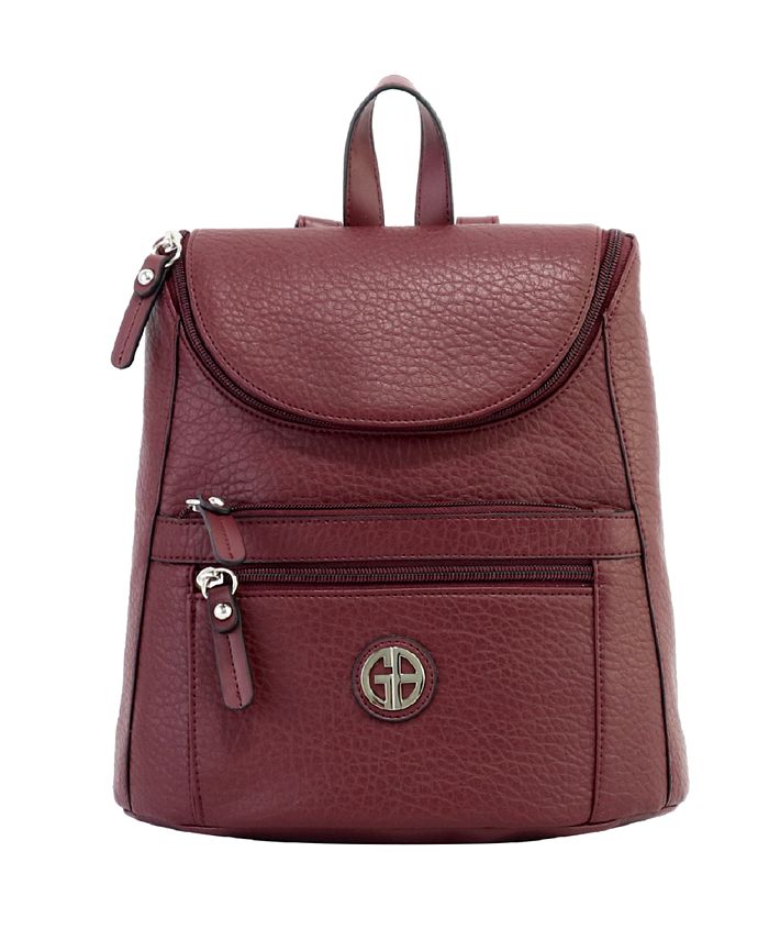 Mochila Pebble Feminina Giani Bernini Vermelha Tamanho Regular