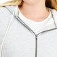 Moletom com capuz feminino com forro de sherpa Style &amp; Co, cinza, tamanho 1X