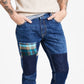 Calça Jeans Edgar Slim Fit Masculina Sun + Stone Azul Tamanho 29