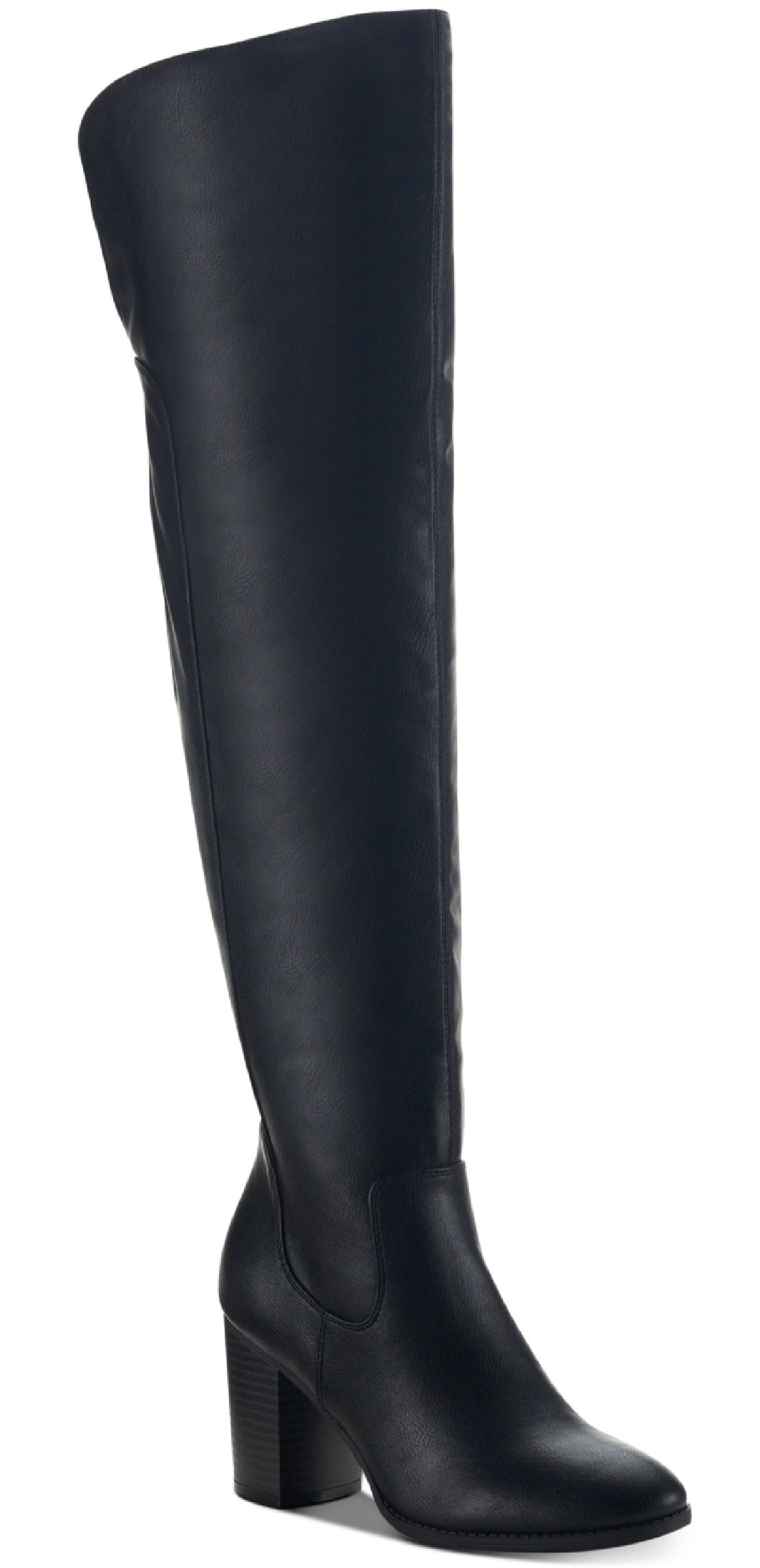 Botas Harloww Over The Knee Femininas Sun + Stone, Pretas, Tamanho 6 M