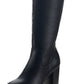 Botas Harloww Over The Knee Femininas Sun + Stone, Pretas, Tamanho 6 M