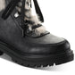 Botas femininas Orlaa para clima frio, solado lug, pretas, tamanho 7 M, da Sun + Stone