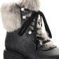 Botas femininas Orlaa para clima frio, solado lug, pretas, tamanho 7 M, da Sun + Stone
