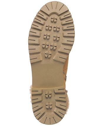 Botas femininas Sun + Stone Orlaa Cold Weather Lug Sole, marrom, tamanho 6,5 M