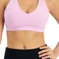 Sutiã esportivo feminino de baixo impacto ID Ideology, roxo, tamanho extragrande