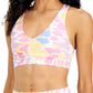 Sutiã esportivo feminino ID Ideology Performance com tiras e baixo impacto, branco, tamanho X-S