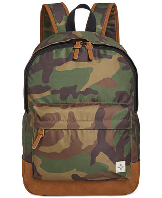 Mochila Riley Camuflada Masculina Sun + Stone Verde Tamanho Regular