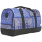 Bolsa de viagem masculina Sun + Stone com estampa de bandana em lona Reed, azul, tamanho regular
