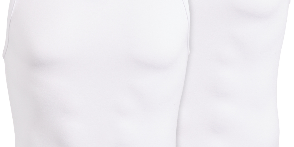 INC International Concepts - Camiseta regata masculina sólida, pacote com 2, branca, tamanho médio