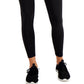 ID Ideology Leggings femininas de compressão com zíper nas costas 7/8, pretas, tamanho grande