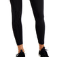 ID Ideology Leggings femininas de compressão com zíper nas costas 7/8, pretas, tamanho extragrande