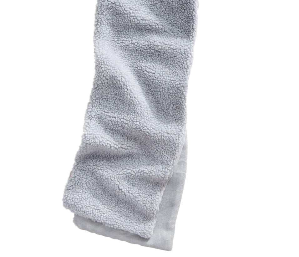 Cachecol masculino Sun + Stone Solid Fleece cinza tamanho regular
