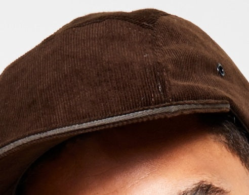 Boné masculino Sun + Stone Solid Panel marrom tamanho regular