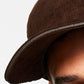 Boné masculino Sun + Stone Solid Panel marrom tamanho regular