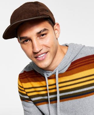 Boné masculino Sun + Stone Solid Panel marrom tamanho regular