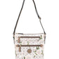 Giani Bernini Bolsa transversal floral feminina marrom tamanho regular