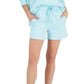 ID Ideology Shorts de lã com cordão feminino, azul, tamanho grande
