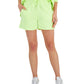 ID Ideology Shorts de lã com cordão feminino, verde, tamanho médio