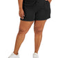 ID Ideology Shorts de lã feminino preto tamanho 3X
