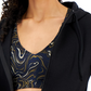 Id Ideology Moletom com capuz feminino de lã com zíper frontal, preto, tamanho M