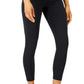 Leggings femininas ID Ideology com bolso lateral macio 7/8, pretas, tamanho pequeno