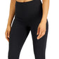 Leggings femininas ID Ideology com bolso lateral macio 7/8, pretas, tamanho pequeno