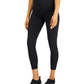 Leggings femininas ID Ideology com bolso lateral macio 7/8, pretas, tamanho grande