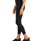 Leggings femininas ID Ideology com bolso lateral macio 7/8, pretas, tamanho grande