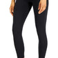 Leggings femininas ID Ideology com bolso lateral macio 7/8, pretas, tamanho extragrande