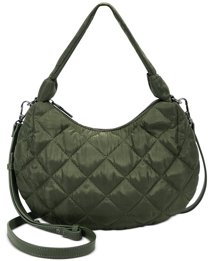 INC International Concepts Olivya Mini Hobo Crossbody para mulheres, verde-oliva
