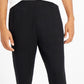 Calça de moletom canelada masculina INC International Concepts, preta, tamanho grande