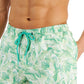 Calção de banho masculino Club Room Tropical 7 verde tamanho XX-G