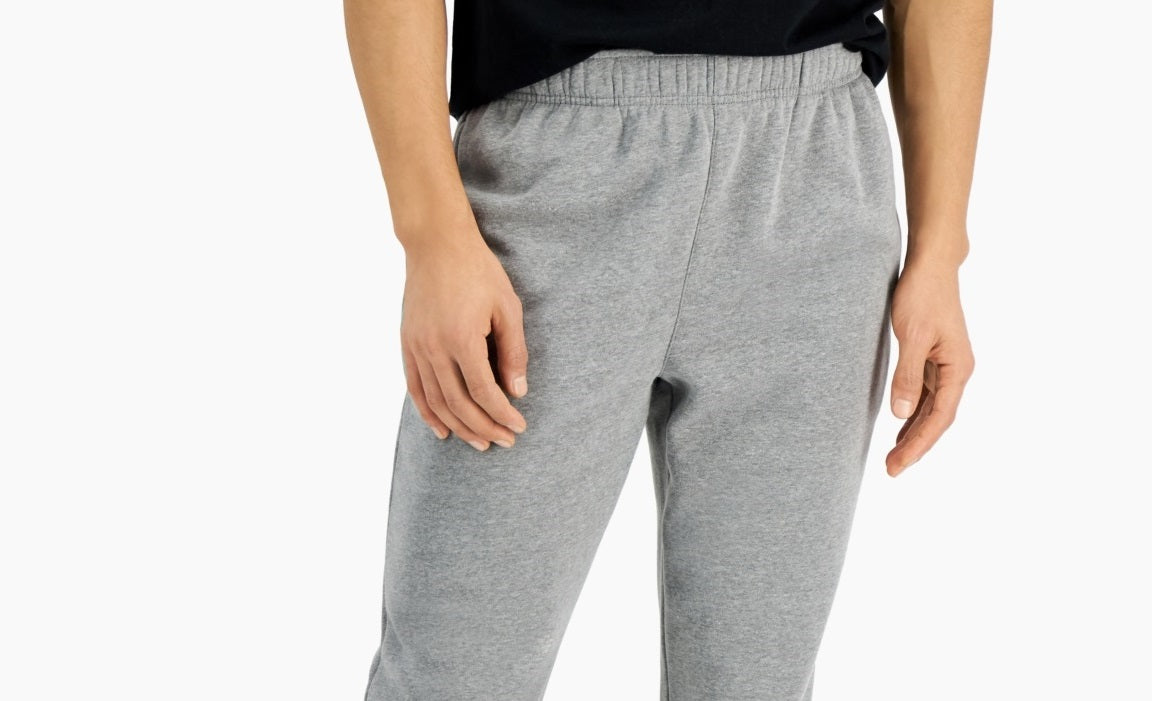 Calça de moletom masculina ID Ideology Fleece cinza tamanho XX-G