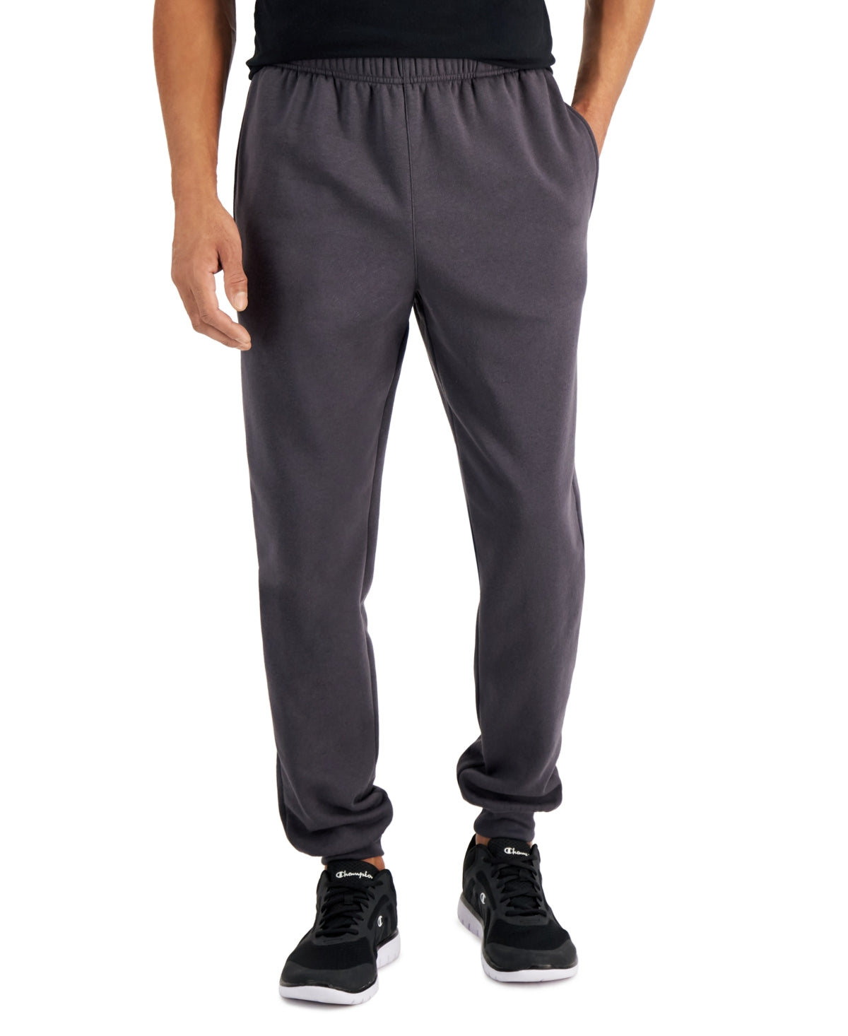 Calça de moletom masculina ID Ideology cinza tamanho XXX-G