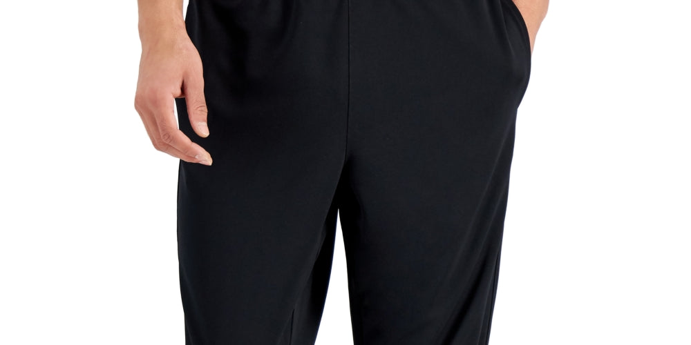 Calça de moletom masculina ID Ideology, preta, tamanho X-G