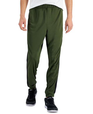 Calça de moletom masculina Id Ideology com absorção de umidade, verde, tamanho P