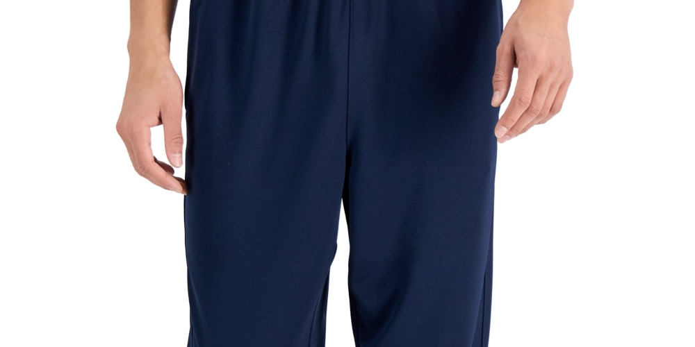 Calça de moletom masculina ID Ideology azul tamanho grande